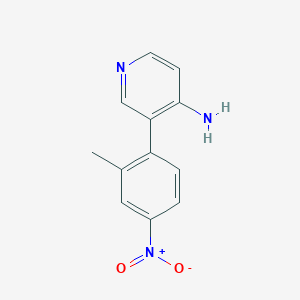 3-(2-Methyl-4-nitrophenyl)pyridin-4-amine