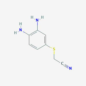 [(3,4-Diaminophenyl)sulfanyl]acetonitrile