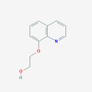 molecular formula C11H11NO2 B8586366 2-(8-Quinolyloxy)ethanol 