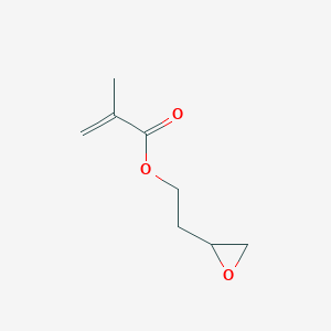 molecular formula C8H12O3 B8586393 2-(Oxiran-2-yl)ethyl 2-methylprop-2-enoate CAS No. 55750-22-6