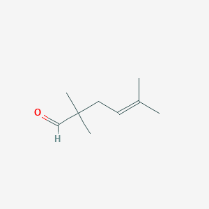 molecular formula C9H16O B085864 2,2,5-Trimethylhex-4-enal CAS No. 1000-30-2