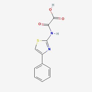 molecular formula C11H8N2O3S B8586453 N-(4-phenyl-thiazol-2-yl)-oxamic acid 
