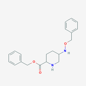 molecular formula C20H24N2O3 B8586462 trans-benzyl 5-((benzyloxy)amino)piperidine-2-carboxylate CAS No. 1822462-52-1