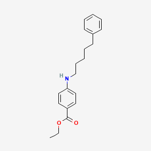 Ethyl 4-[(5-phenylpentyl)amino]benzoate
