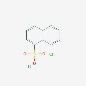 molecular formula C10H7ClO3S B085865 8-Chloronaphthalene-1-sulfonic acid CAS No. 145-74-4