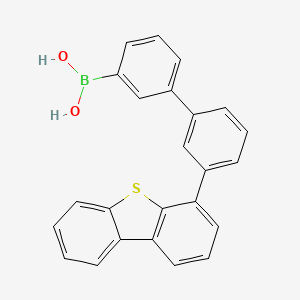 [3-(3-Dibenzothiophen-4-ylphenyl)phenyl]boronic acid