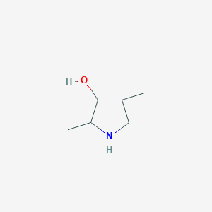 2,4,4-Trimethylpyrrolidin-3-OL