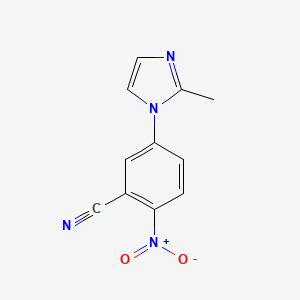 4-(2-methyl-1H-imidazol-1-yl)-2-cyano-nitrobenzene