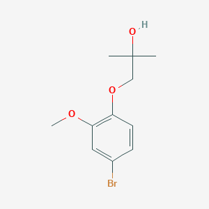 1-(4-Bromo-2-methoxyphenoxy)-2-methylpropan-2-ol