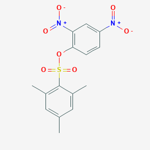 molecular formula C15H14N2O7S B085867 2,4-Dinitrophenyl 2,4,6-trimethylbenzenesulfonate CAS No. 1048-37-9