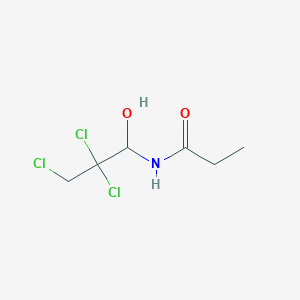 N-(2,2,3-Trichloro-1-hydroxypropyl)propanamide