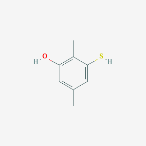 molecular formula C8H10OS B8586777 2,5-Dimethyl-3-sulfanylphenol 