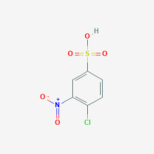 molecular formula C6H4ClNO5S B085868 4-氯-3-硝基苯磺酸 CAS No. 121-18-6