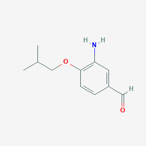 5-Formyl-2-(2-methylpropoxy)aniline