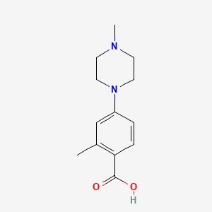 2-Methyl-4-(4-methylpiperazin-1-yl)benzoic acid