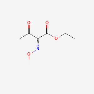 molecular formula C7H11NO4 B8587501 Ethyl (2Z)-2-methoxyimino-3-oxo-butanoate 