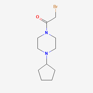 2-Bromo-1-(4-cyclopentyl-piperazin-1-yl)-ethanone