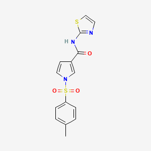 1-(4-methylbenzenesulfonyl)-N-(1,3-thiazol-2-yl)-1H-pyrrole-3-carboxamide
