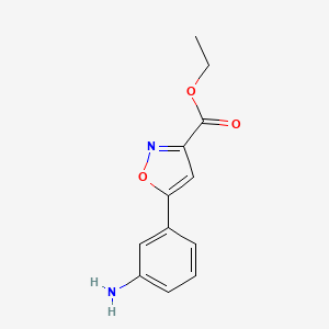 Ethyl 5-(3-aminophenyl)isoxazole-3-carboxylate