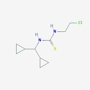 N-(2-Chloroethyl)-N'-(dicyclopropylmethyl)thiourea