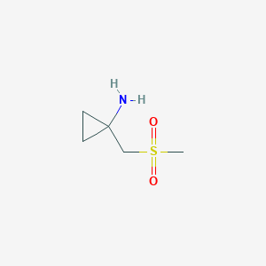 1-(Methylsulfonylmethyl)cyclopropanamine