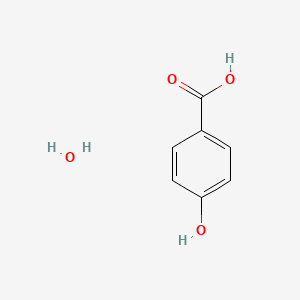 molecular formula C7H8O4 B8587705 Parahydroxybenzoic acid monohydrate CAS No. 26158-92-9