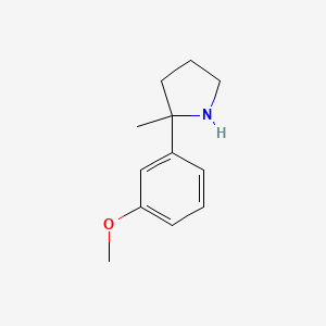 2-(3-Methoxy-phenyl)-2-methyl-pyrrolidine