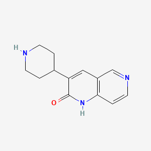 3-(piperidin-4-yl)-1,6-naphthyridin-2(1H)-one