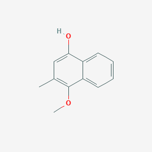 molecular formula C12H12O2 B8588050 4-Methoxy-3-methyl-1-naphthol 