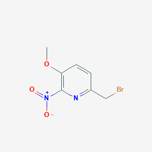 3-Methoxy-2-nitro-6-pyridylmethyl bromide