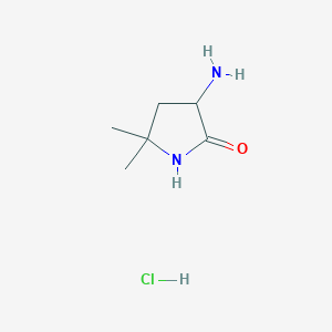 3-Amino-5,5-dimethylpyrrolidin-2-one hydrochloride