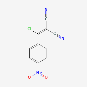 [Chloro(4-nitrophenyl)methylidene]propanedinitrile