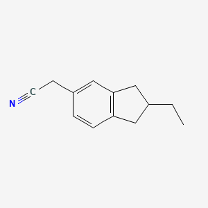 2-Ethyl-5-indan-acetonitrile