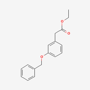 molecular formula C17H18O3 B8588112 Ethyl 2-(3-(benzyloxy)phenyl)acetate 