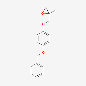 2-{[4-(Benzyloxy)phenoxy]methyl}-2-methyloxirane