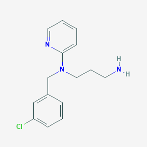N~1~-[(3-Chlorophenyl)methyl]-N~1~-(pyridin-2-yl)propane-1,3-diamine