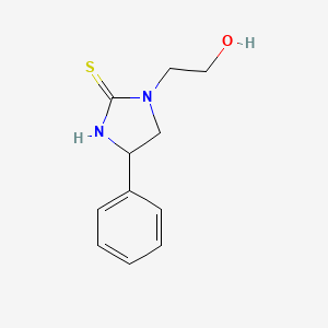 1-(2-Hydroxyethyl)-4-phenylimidazolidine-2-thione
