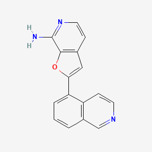 2-(Isoquinolin-5-yl)furo[2,3-c]pyridin-7-amine