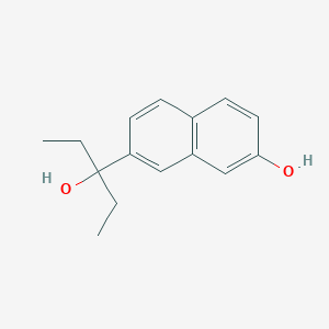 7-(1-Ethyl-1-hydroxypropyl)naphthalen-2-ol