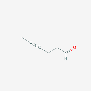 molecular formula C6H8O B8588541 Hex-4-ynal 