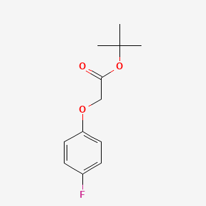 molecular formula C12H15FO3 B8588573 Tert-butyl 2-(4-fluorophenoxy)acetate 