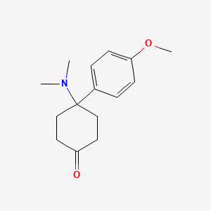 4-Dimethylamino-4-(4-methoxy-phenyl)-cyclohexanone