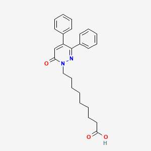 1(6H)-Pyridazinenonanoic acid, 6-oxo-3,4-diphenyl-