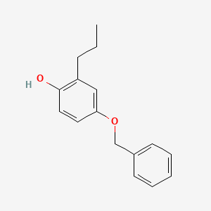 B8588773 4-Benzyloxy-2-propylphenol CAS No. 403612-16-8
