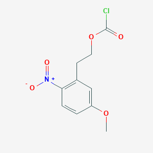 2-(5-Methoxy-2-nitrophenyl)ethyl carbonochloridate