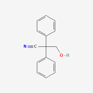 3-Hydroxy-2,2-diphenylpropanenitrile