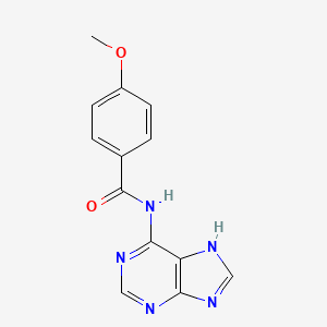 4-methoxy-N-(9H-purin-6-yl)benzamide