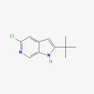 2-tert-butyl-5-chloro-1H-pyrrolo[2,3-c]pyridine