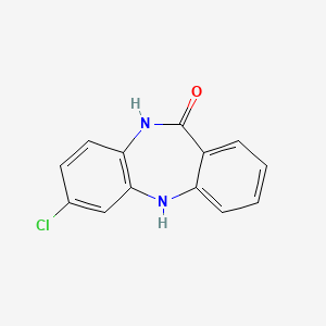 molecular formula C13H9ClN2O B8588907 7-chloro-5H-dibenzo[b,e][1,4]diazepin-11(10H)-one 