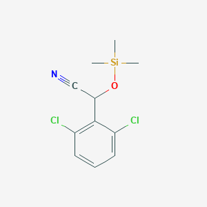 (Trimethylsilyloxy)2,6-dichlorophenylacetonitrile